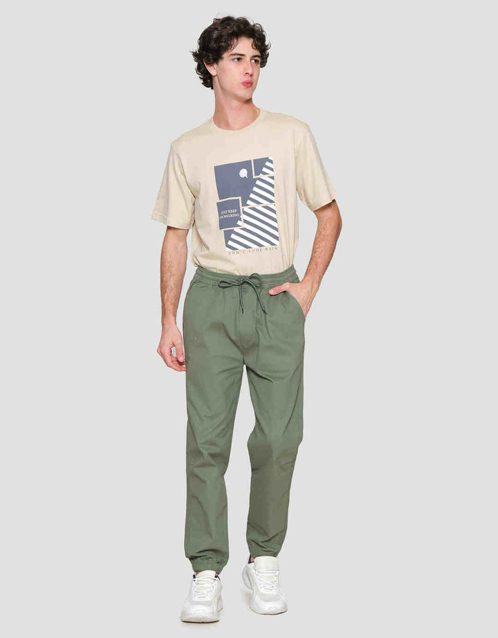 Nevada Basic Color Celana Jogger Pria