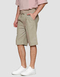 Nevada Rib Bottom Print Herringbone Celana Pendek Pria