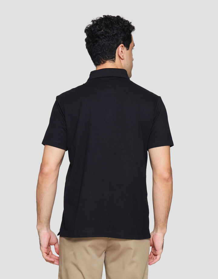 Cole Stripes Cut&Sewn Kaos Polo Pria