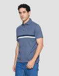 Cole Stripes Cut&Sewn Kaos Polo Pria
