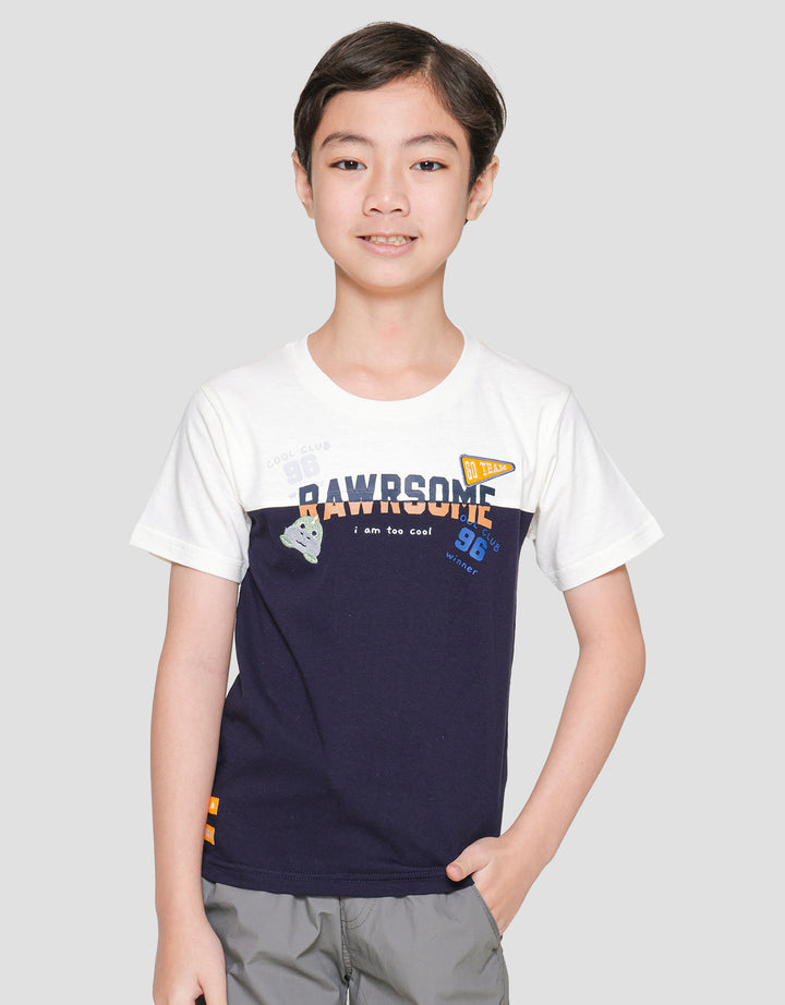Little M Cns Dino All Kaos Lengan Pendek Anak Laki-Laki