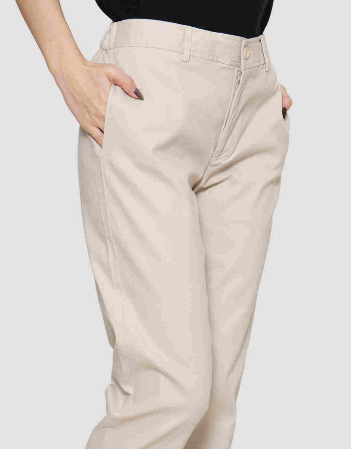 Connexion Slim Fit Turn Up Cuff Bottom Hem Celana Panjang Wanita