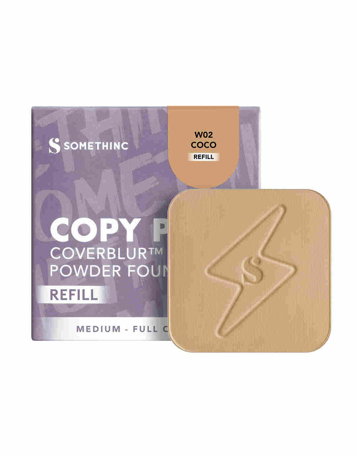 Somethinc Refill Copy Paste Coverblur Powder Foundation W02 Coco