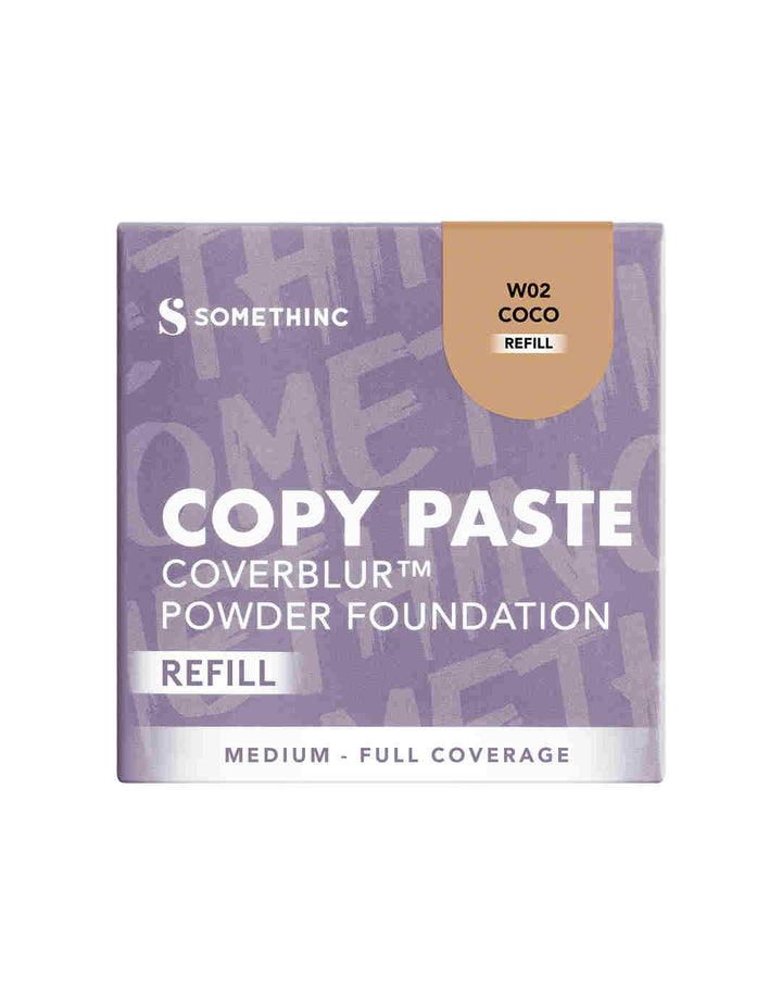 Somethinc Refill Copy Paste Coverblur Powder Foundation W02 Coco