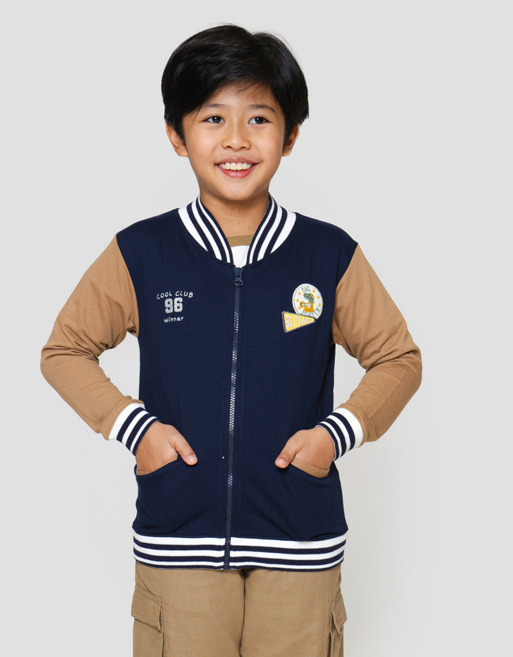 Little M Dino All Star Jaket Bomber Anak Laki-laki