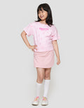 Little M Print Tone Kaos Anak Perempuan