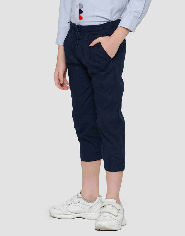 Little M Yoshi Slub Celana Panjang Anak Laki-laki