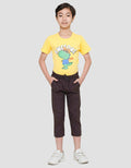 Little M Yoshi Slub Celana Panjang Anak Laki-laki