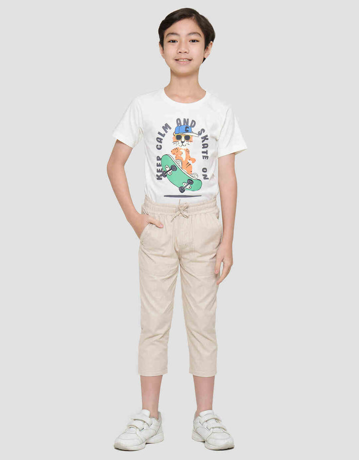 Little M Yoshi Slub Celana Panjang Anak Laki-laki