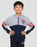 Character Superman Logo Sweater Anak Laki-laki