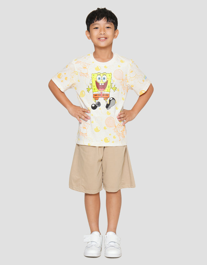 Character Spongebob Kaos Anak Laki-laki