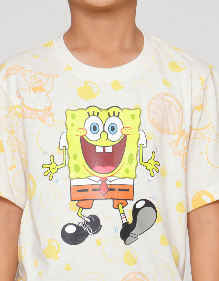 Character Spongebob Kaos Anak Laki-laki