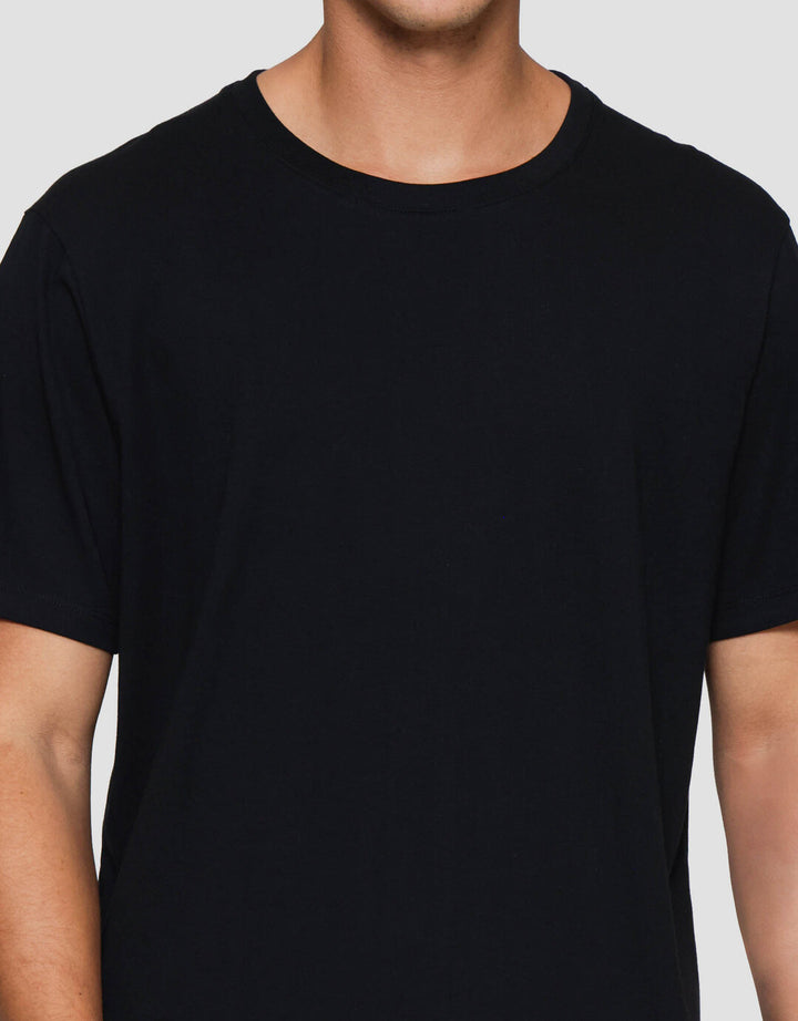 Suko Supima Katun Kerah Bulat Lengan Pendek Kaos Pria