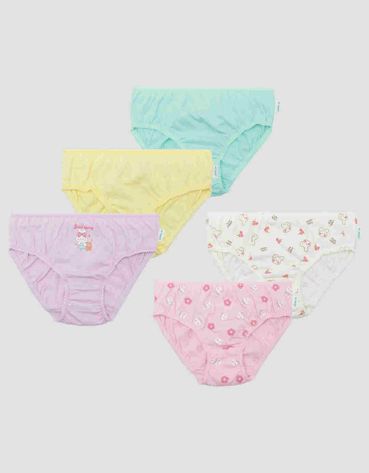 Little M Pack Of 5 Cute Rabbit Girls Panties