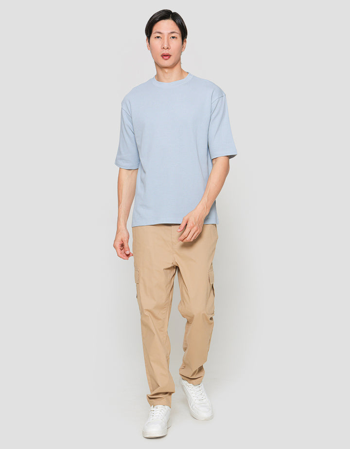 Suko Clima Tech Oversize Clima Flex Round Collar Men's Short Sleeve T-Shirt