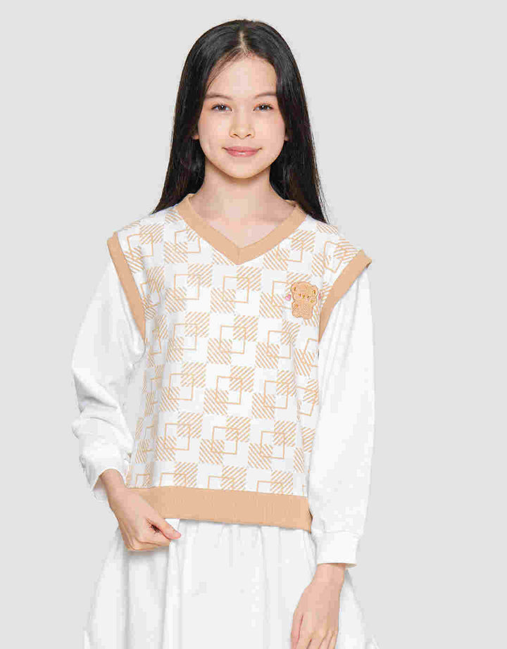 Nevada Vest 7 Midi Dress Anak Perempuan