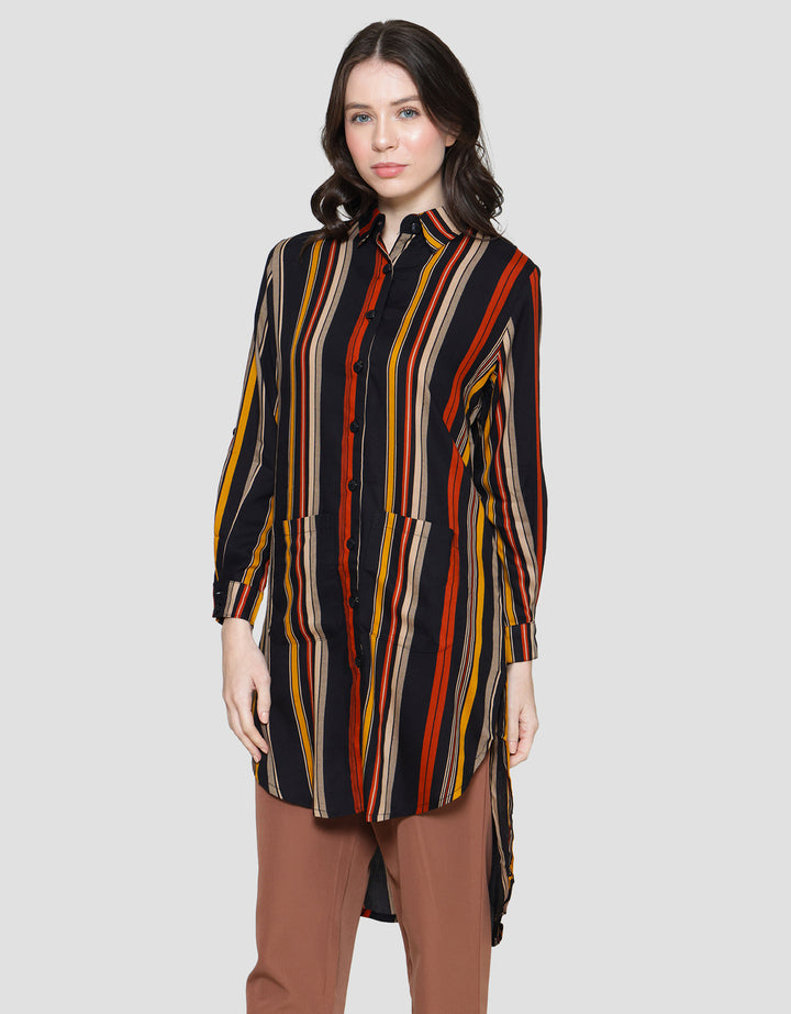 Arjuna Weda Tunic Color Stripes Women