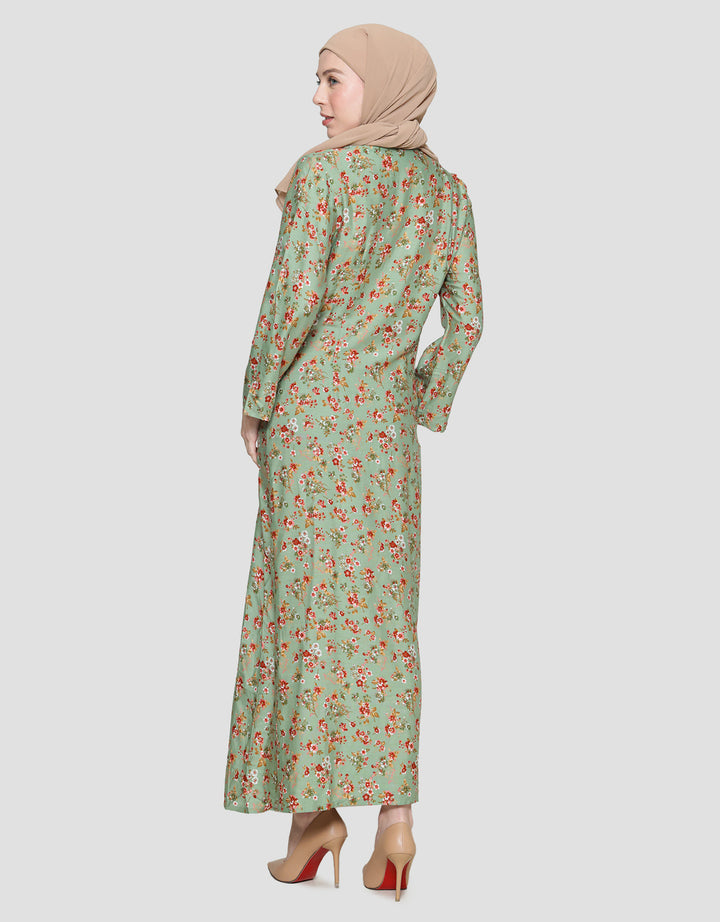 Arjuna Weda Motif Kembang Kecil 6 Gamis Wanita
