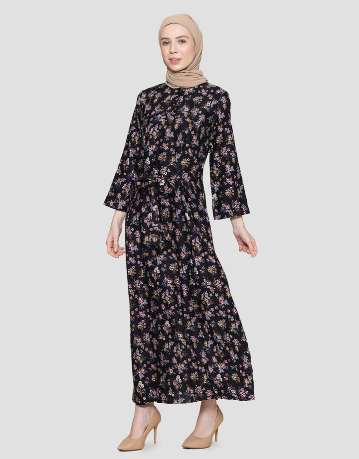 Arjuna Weda Motif Kembang Kecil 6 Gamis Wanita