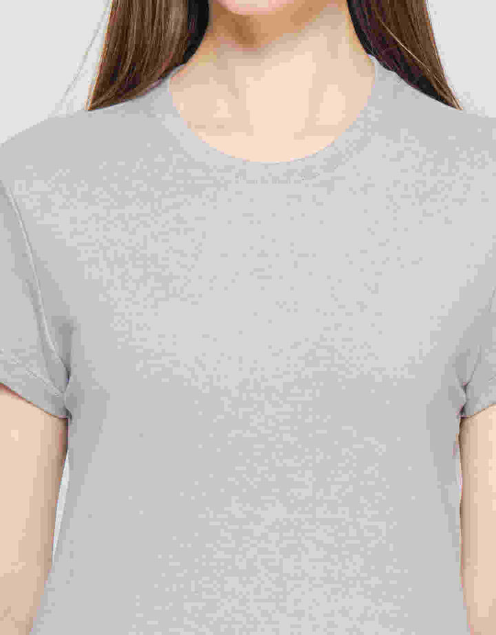 Suko Crop Round Women's Casual T-Shirt