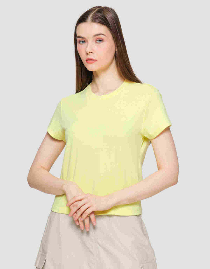 Suko Crop Round Women's Casual T-Shirt
