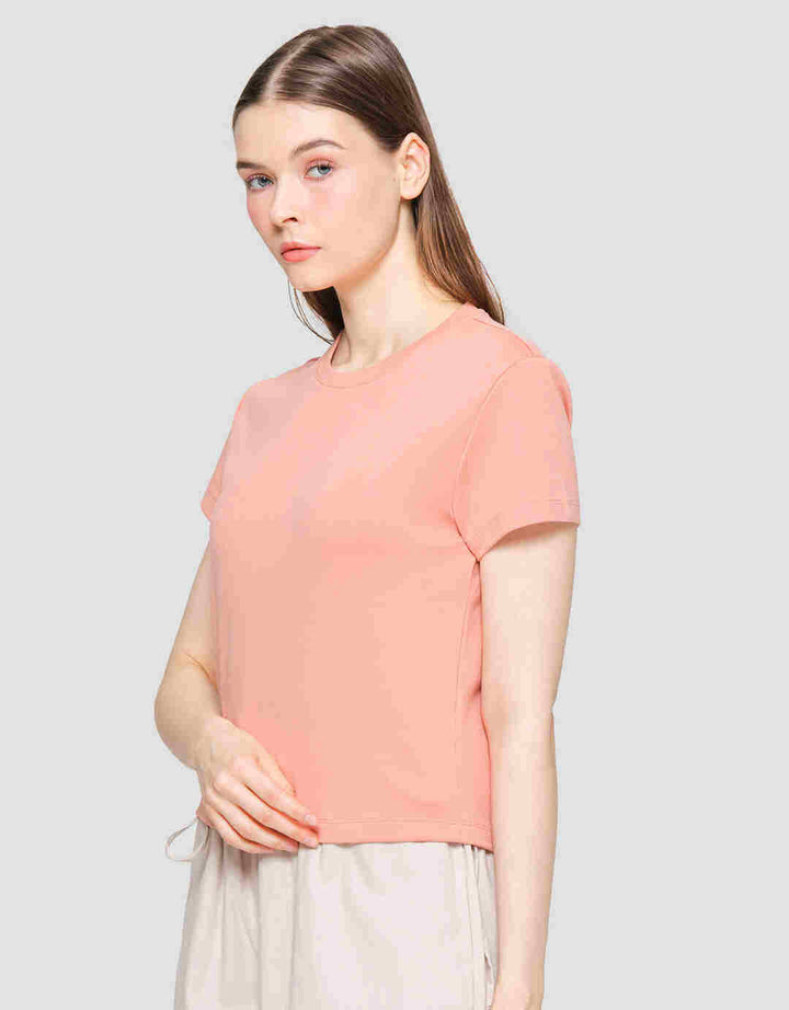 Suko Crop Round Women's Casual T-Shirt