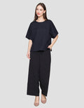 St. Yves Boxy Blouse With Side Slit Kaos Wanita