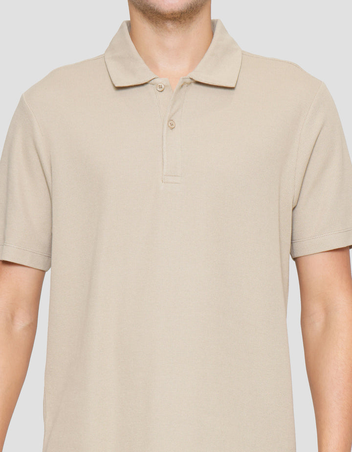 Cole Texture Baverly Fit Kaus Kerah Pria