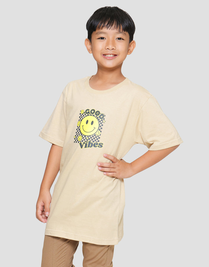 Nevada Print Smile3 Kaos Lengan Pendek Anak Laki-Laki