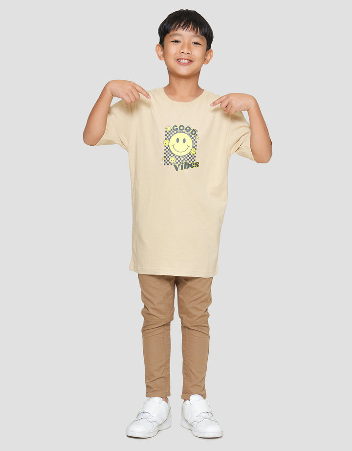 Nevada Print Smile3 Kaos Lengan Pendek Anak Laki-Laki