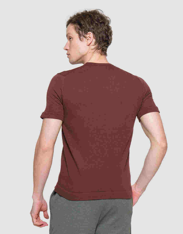 Cole Short Sleeve T-Shirt Flat Knit Round Neck