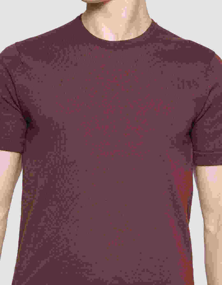 Cole Short Sleeve T-Shirt Flat Knit Round Neck