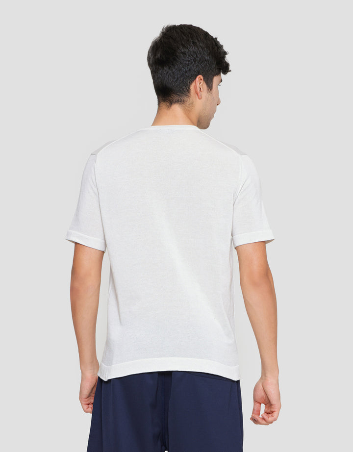 Cole Short Sleeve T-Shirt Flat Knit Round Neck