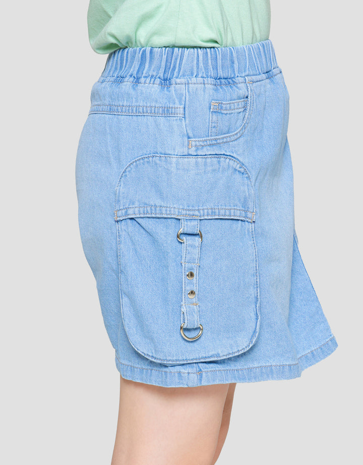 Nevada Oval Cargo Pocket Girls Skort