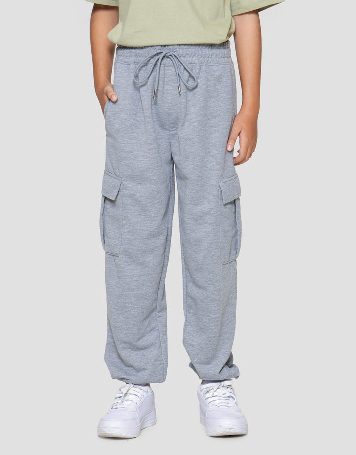 Nevada Knit Carg Celana Jogger Anak Laki-laki