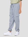 Nevada Knit Carg Celana Jogger Anak Laki-laki