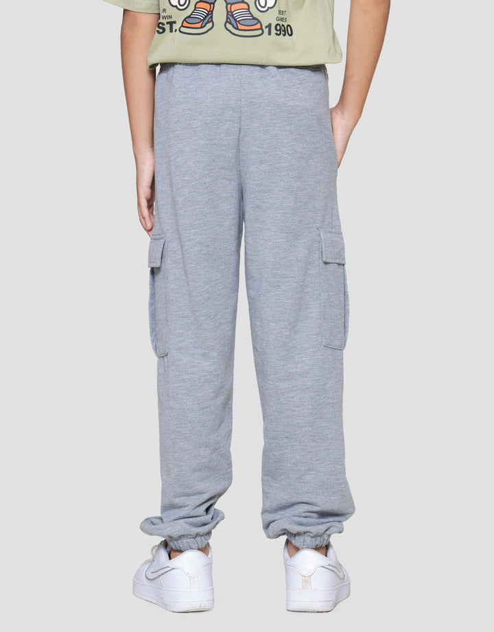 Nevada Knit Carg Celana Jogger Anak Laki-laki