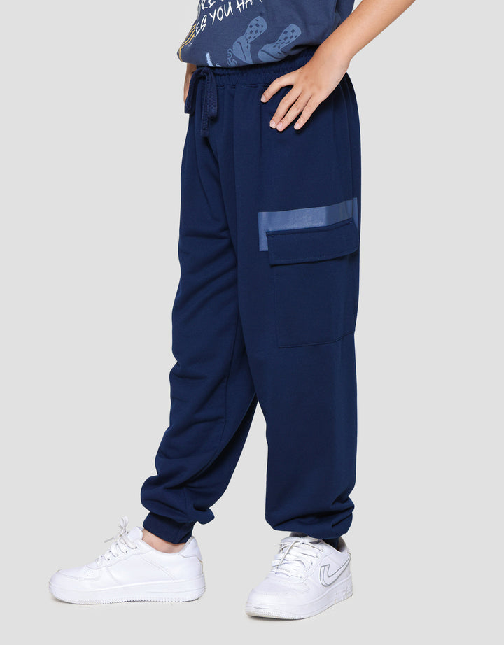 Nevada Knit Cargo Celana Jogger Anak Laki-laki