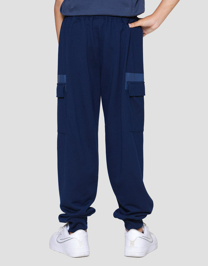 Nevada Knit Cargo Celana Jogger Anak Laki-laki