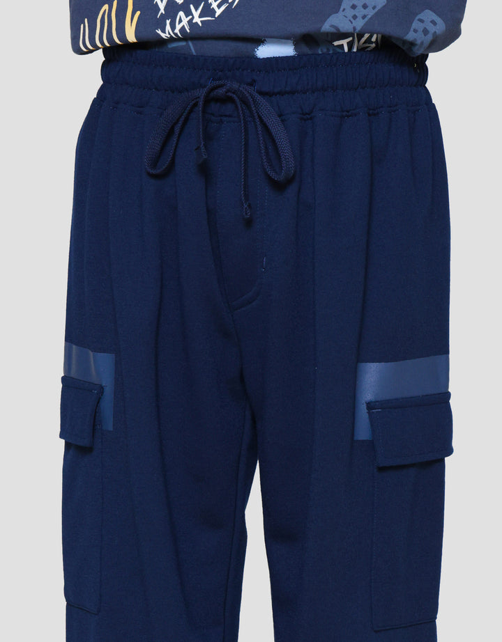 Nevada Knit Cargo Celana Jogger Anak Laki-laki