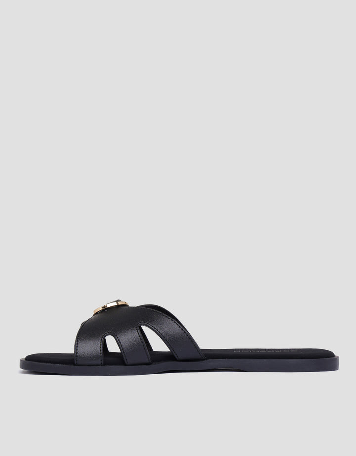 Connexion Buckle Sandal Slipper Wanita