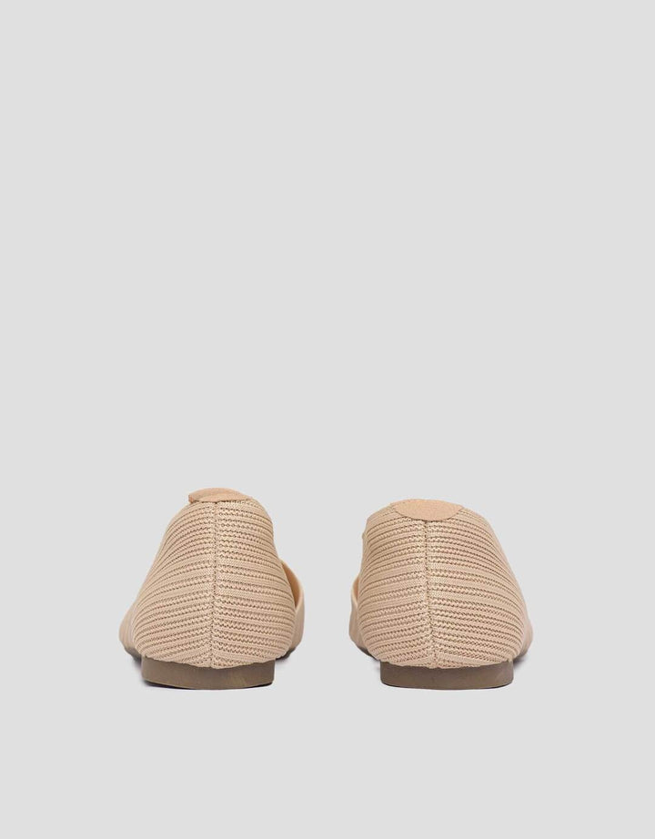 Connexion Patern Stripe Sepatu Flat Wanita