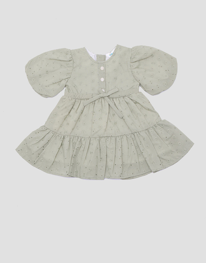 Little M Baby Balon Sleeve Dress Anak Bayi