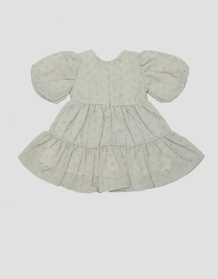 Little M Baby Balon Sleeve Dress Anak Bayi
