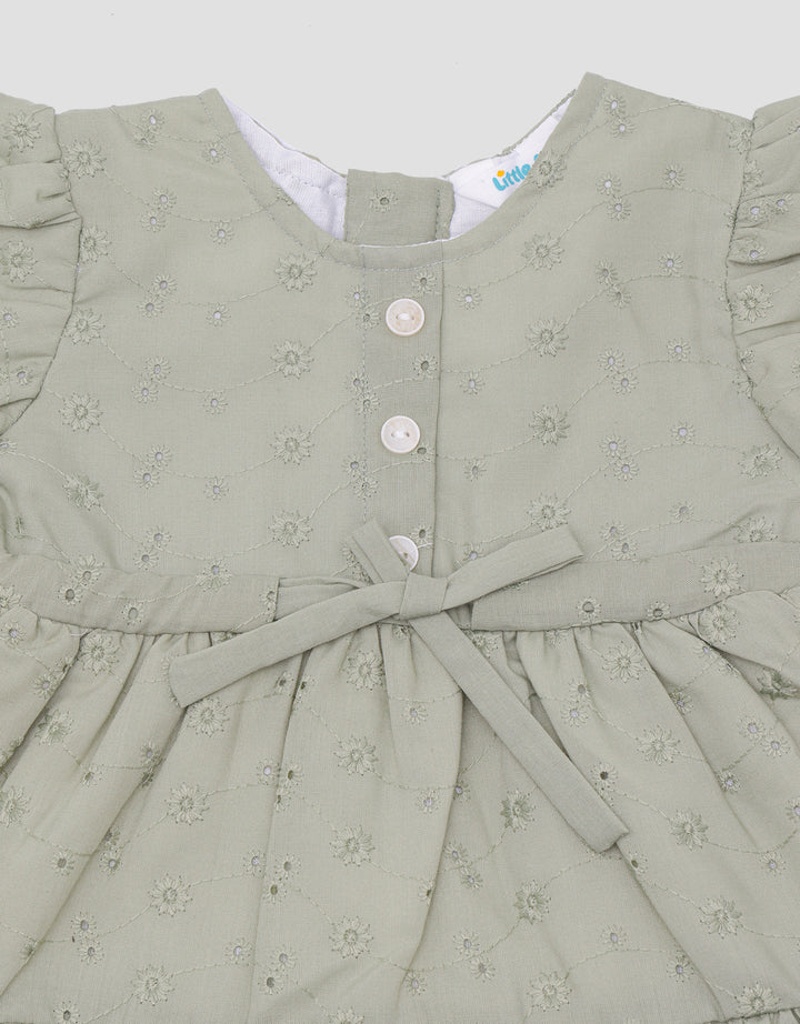 Little M Baby Balon Sleeve Dress Anak Bayi