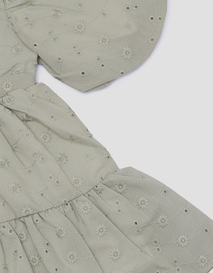 Little M Baby Balon Sleeve Dress Anak Bayi