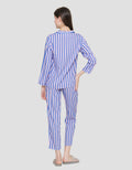 Nevada Stripe Mix Baju Tidur Set Wanita