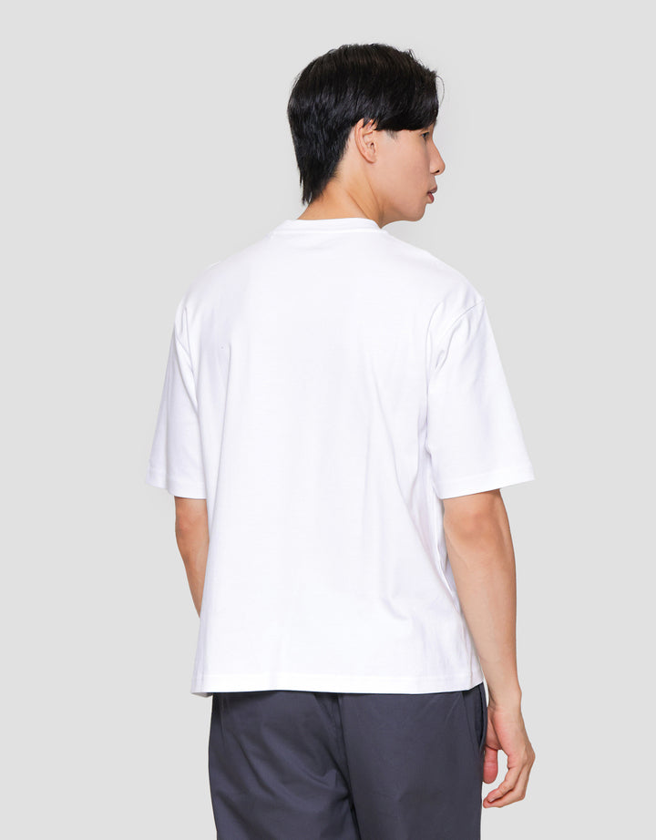 Suko Oversized Interlock Tee Ss Kerah Bulat Kaos Lengan Pendek Pria