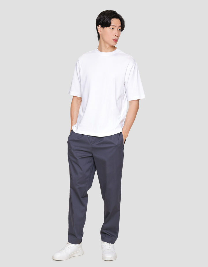 Suko Oversized Interlock Tee Ss Kerah Bulat Kaos Lengan Pendek Pria