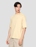 Suko Oversized Interlock Tee Ss Kerah Bulat Kaos Lengan Pendek Pria